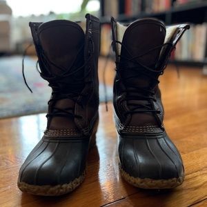 LL Bean “Bean Boots” winter snow boots size 9 (fit like 9.5)
